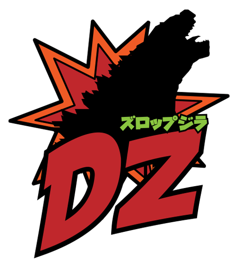 Logo vertical do podcast Dropzilla